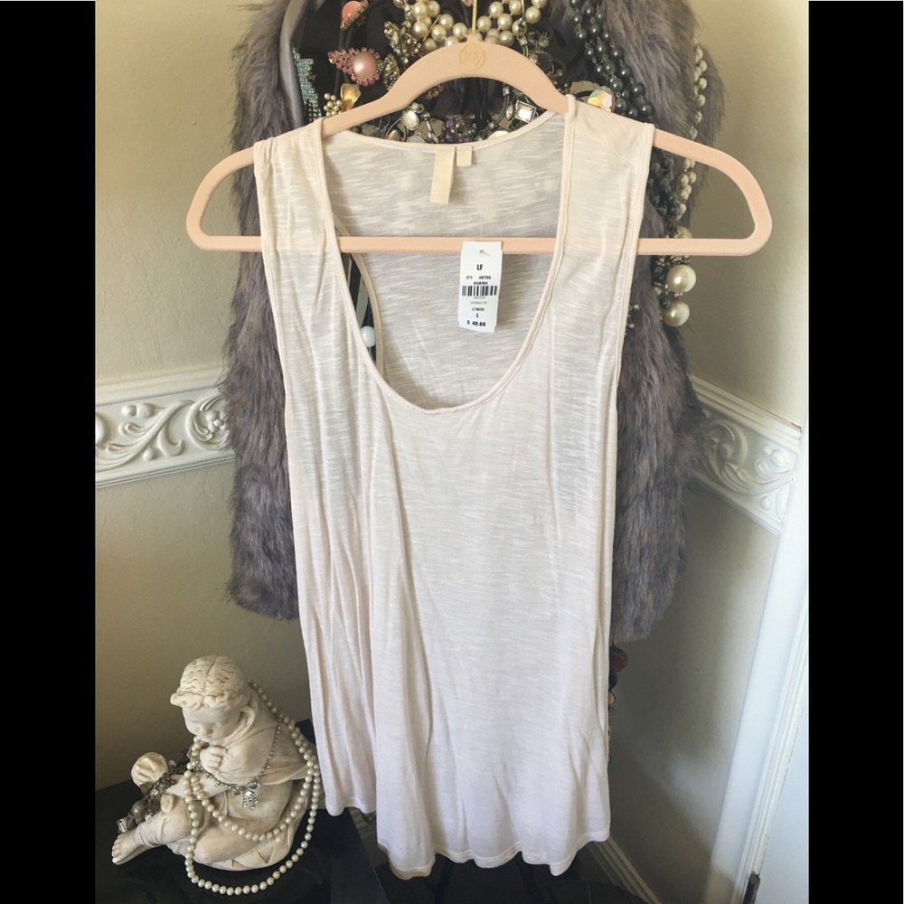 LF blush tank top